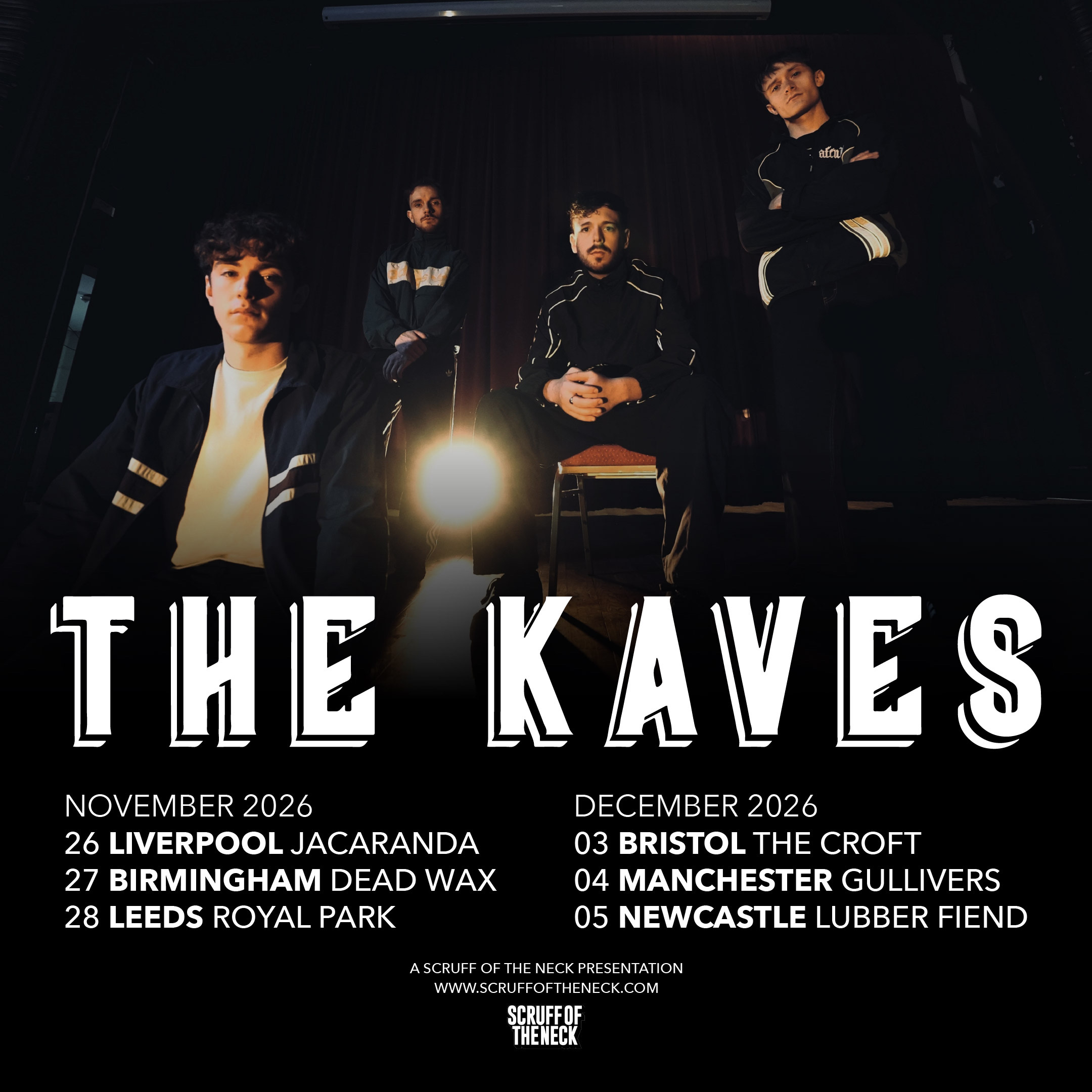 The Kaves tour dates